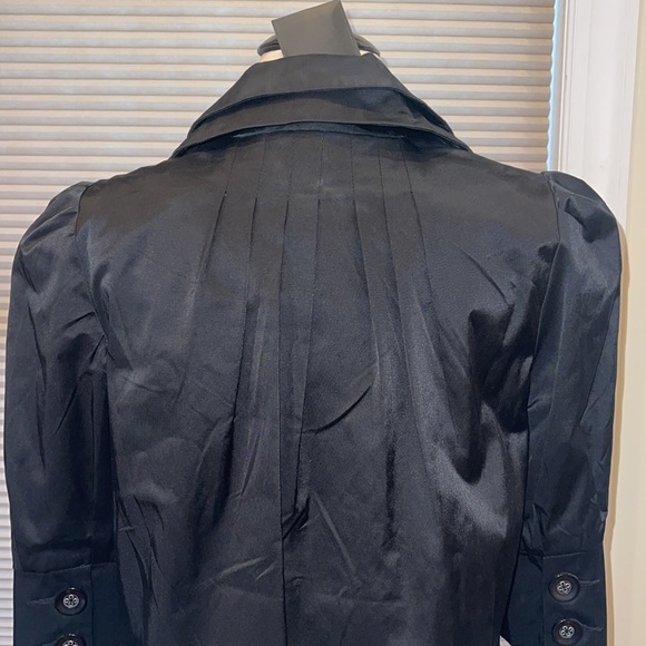 NWT TCEC Satin Knee Length Elbow Sleeve Jacket - Picture 5 of 10